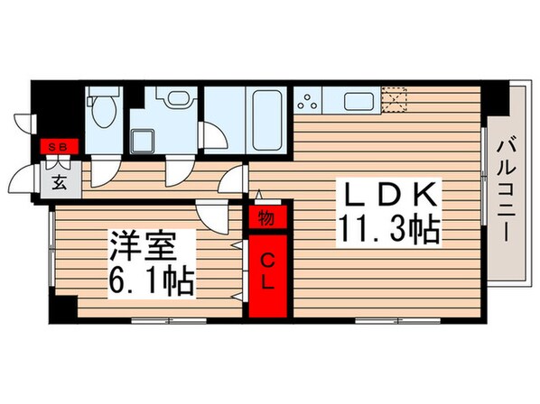 FUTURE HOKIMAの物件間取画像